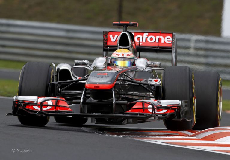 Lewis Hamilton at Hungarian GP